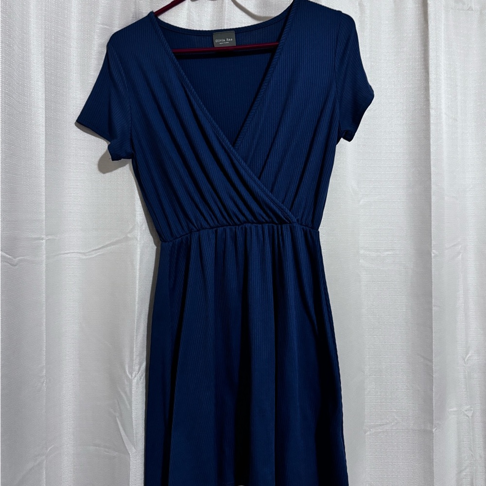 Blue dress